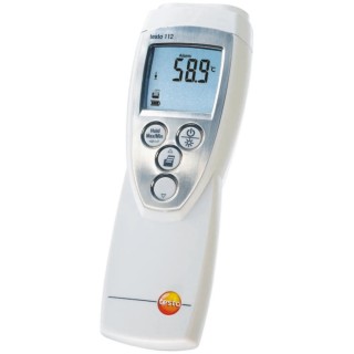 Testo Handheld Digital Thermometer PT100 with NTC Probe, 1 Input, 300°C Max, ±0.2°C Accuracy PT100
