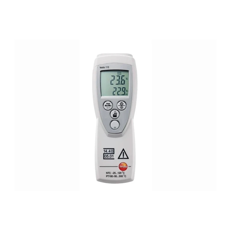 Testo Handheld Digital Thermometer PT100 with NTC Probe, 1 Input, 300°C Max, ±0.2°C Accuracy PT100