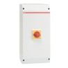 ABB 3-Pole Switch Disconnector IP65, 100A, 37 kW, Red and Yellow Handle, Screw Clamp Terminal