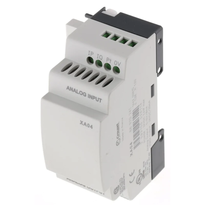 Crouzet Millenium 3 Series I/O Module, 2-Input Analogue PT100 Input, 2 Outputs Analogue Output 24V DC 20mA 88970241