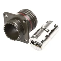 Amphenol Socapex USB Type A 5V 5A IP68 Straight Panel Female USB Connector USBFTV21G
