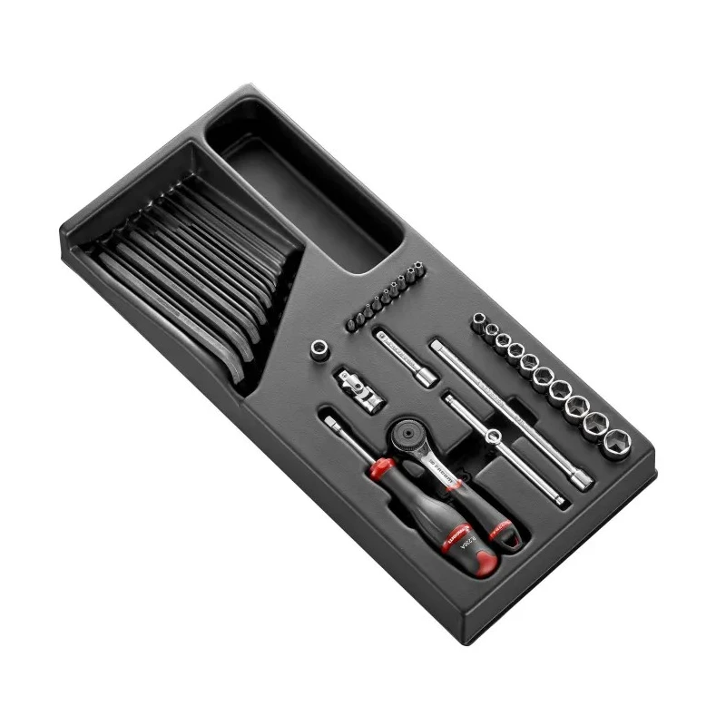 Facom 32-Piece 1/4 in 6 Point Socket Set MOD.R161-16