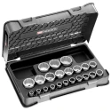 Facom 22-Piece 1/2 in Drive 12 Point Socket Set S.400B
