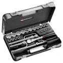 Facom 25-Piece 1/2 in Drive 12 Point Socket Set Chrome Vanadium Steel SL.161-3P12U