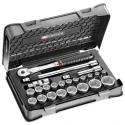 Facom 23-Piece 1/2 Inch Drive 6 Point Socket Set SL.171-3P6