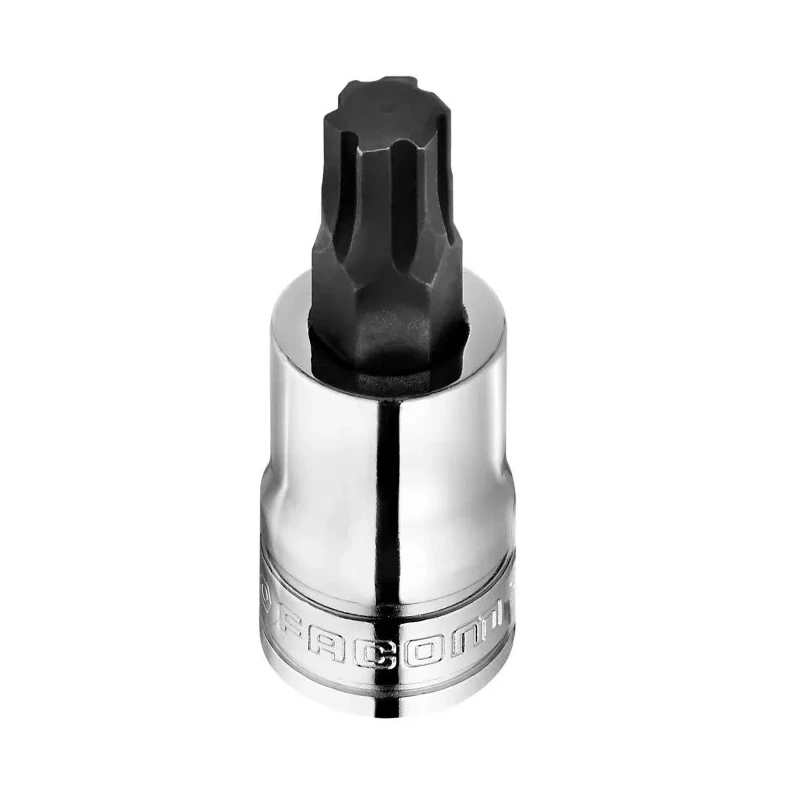 Facom Socket 1/2 in Drive 10 mm Hexagon Square, 60mm Overall Length STM.10GRP
