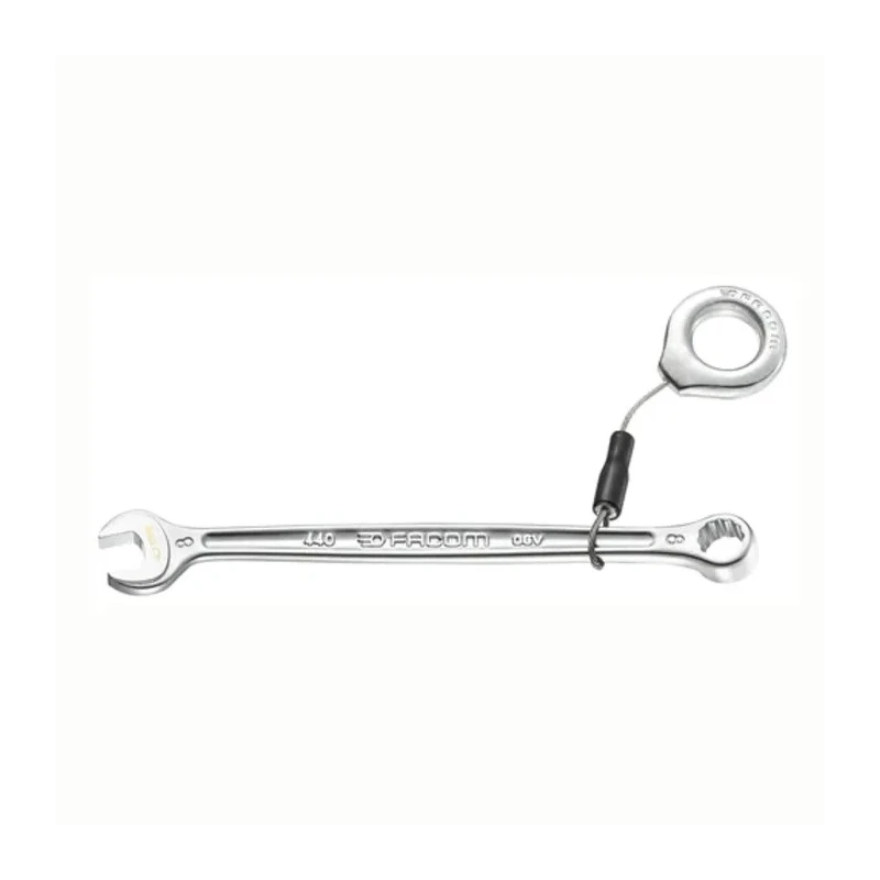 Facom Combination Spanner 34 mm, Chrome Finish, 12 Point, 15° Offset Angle, 390mm Overall Length 440.34SLS