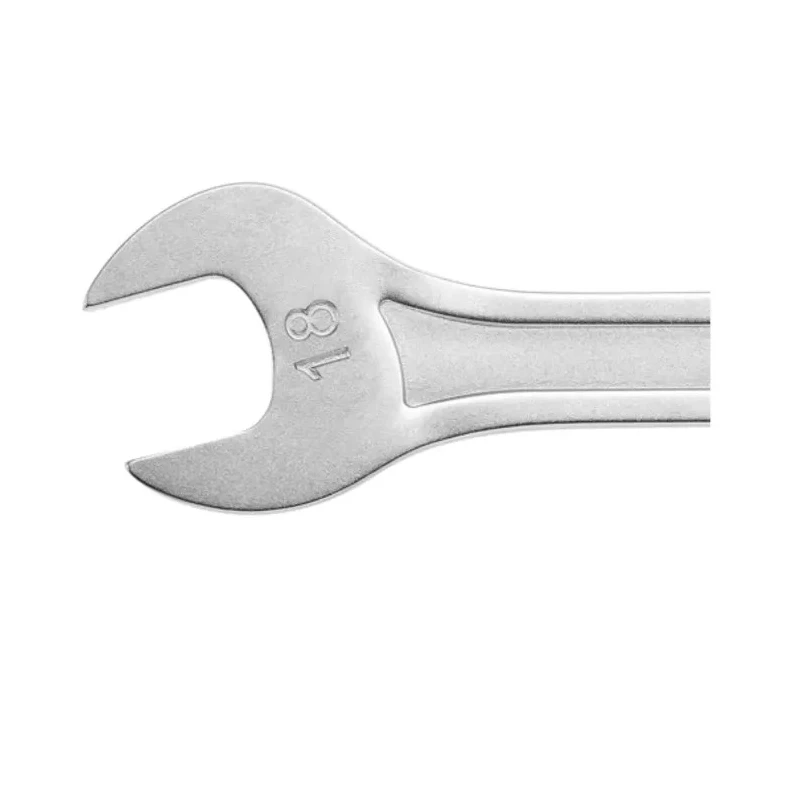 Facom Double Ended Open Spanner Metric Chrome Vanadium Steel Satin Chrome Finish 8x9mm 175mm Overall Length 31.8X9