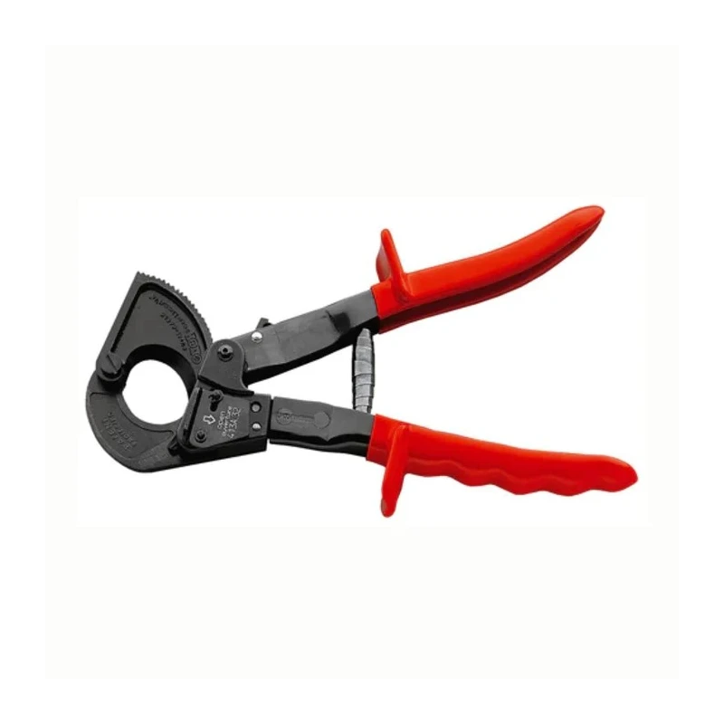 Facom Ratchet Cable Cutter 255mm Overall Length, 65mm Jaw Length, Maximum Cutting Capacity 32mm 413A.32