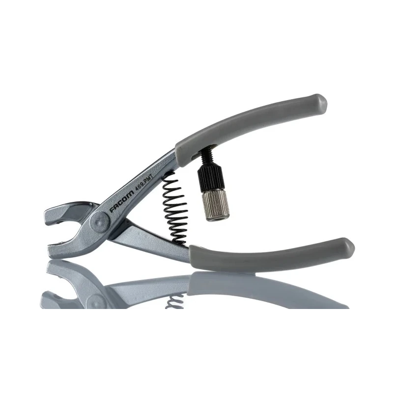 Facom 1-Piece External Circlip Plier, Chrome Finish Steel, Comfort Grip Handle, Circlip Size Range 8 to 63 mm 469.PMT
