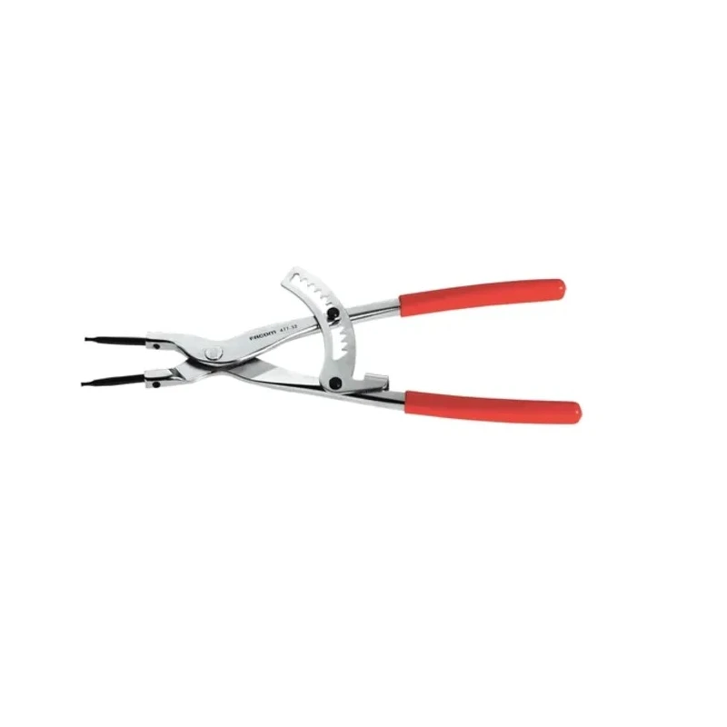 Facom Circlip Plier Rack-Type Expansion, 45° Angle Nose, Comfort Grip Handle, Steel, 310mm Overall Length 477.32