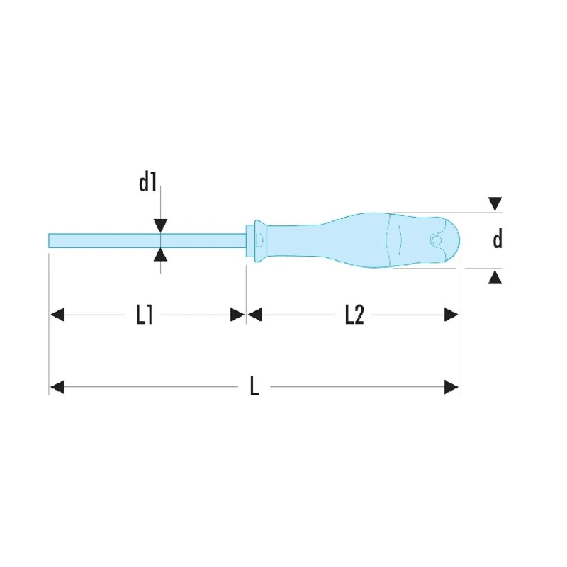 Facom Standard Screwdriver T20 Tip 150 mm Blade 270mm Overall ATX20X150