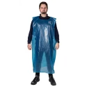 Reldeen Blue Polythene Disposable Apron Unisex, Waist Size 76 cm, Length 1.35m, Pack of 5 A0152