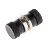 RS PRO Fibre Optic Adapter FC to FC Multimode Simplex Black 536-7724