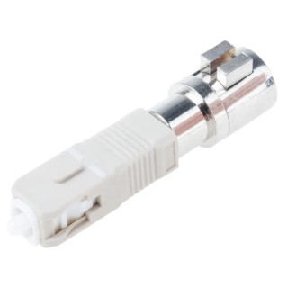 RS PRO Fibre Optic Adapter SC to Bare Fibre Multimode 125 µm Silver Grey 0.01dB Insertion Loss 536-7825
