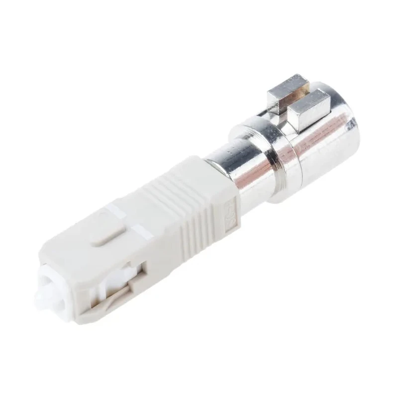 RS PRO Fibre Optic Adapter SC to Bare Fibre Multimode 125 µm Silver Grey 0.01dB Insertion Loss 536-7825