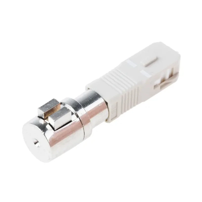 RS PRO Fibre Optic Adapter SC to Bare Fibre Multimode 125 µm Silver Grey 0.01dB Insertion Loss 536-7825