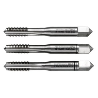 Facom Cobalt Metric Threading Tap M5 Thread Size, 4mm Shank Diameter, 58mm Overall Length 227.S5X80T3