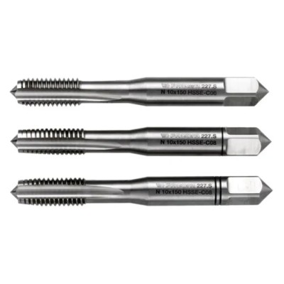 Facom Cobalt Metric Threading Tap M5 Thread Size, 4mm Shank Diameter, 58mm Overall Length 227.S5X80T3
