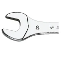 Facom Open End Spanner Metric 15 mm, Double Ended, Chrome Vanadium Steel, Chrome Finish, 140mm Overall Length 34.15