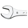 Facom Open End Spanner Metric 15 mm, Double Ended, Chrome Vanadium Steel, Chrome Finish, 140mm Overall Length 34.15