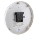 RS PRO White Radio Controlled Analogue Wall Clock 255 mm Diameter Plastic Case 235-6333