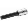 Facom Socket 1/2 in Drive 7 mm Hexagon Square, 100 mm Overall Length SHP.7LA