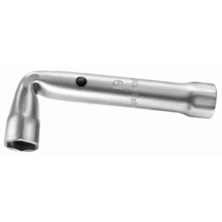 Facom Tubular Box Spanner 17 mm Size, 145mm Overall Length, Polished Chrome Handle 92A.17