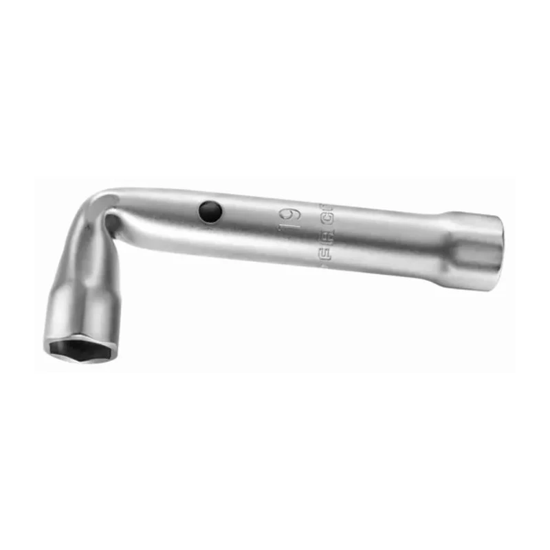 Facom Tubular Box Spanner 17 mm Size, 145mm Overall Length, Polished Chrome Handle 92A.17