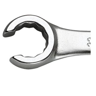 Facom Double Ended Metric Flare Nut Spanner 24 x 27 mm Chrome Vanadium Steel 260mm Overall 42.24X27
