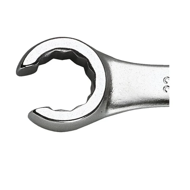 Facom Double Ended Metric Flare Nut Spanner 24 x 27 mm Chrome Vanadium Steel 260mm Overall 42.24X27