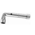Facom Tubular Angle Box Spanner, 22 mm Size, 172 mm Overall Length, Polished Chrome Handle 92A.22
