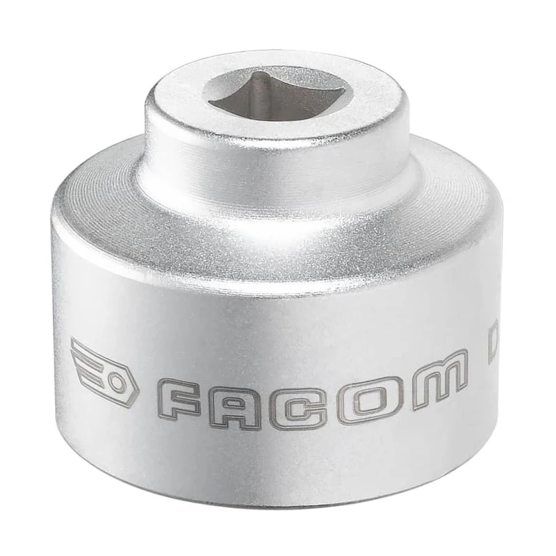 Facom 3/8 in Drive 30 mm 6 Point Square Chrome Vanadium Steel Socket D.163-30