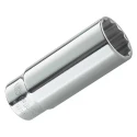 Facom 1/4 in Drive 9/16 in 12 Point Square Socket Chrome Vanadium Steel 50mm Overall Length R.9/16EL