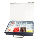 Fischer Fixings RS PRO Masonry Fixing Kit, 606 Pieces, Zinc Plated, Storage Box Included 537-1852