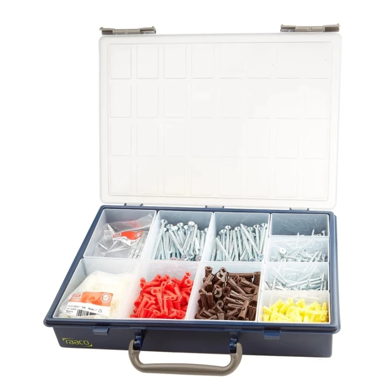 Fischer Fixings RS PRO Masonry Fixing Kit, 606 Pieces, Zinc Plated, Storage Box Included 537-1852