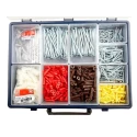 Fischer Fixings RS PRO Masonry Fixing Kit, 606 Pieces, Zinc Plated, Storage Box Included 537-1852