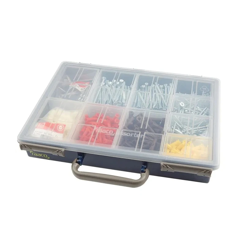 Fischer Fixings RS PRO Masonry Fixing Kit, 606 Pieces, Zinc Plated, Storage Box Included 537-1852