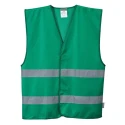 Portwest Green Hook & Loop Hi Vis Vest Warp Knit 100% Polyester S/M F474BGRS/M