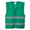 Portwest Green Hook & Loop Hi Vis Vest Warp Knit 100% Polyester S/M F474BGRS/M