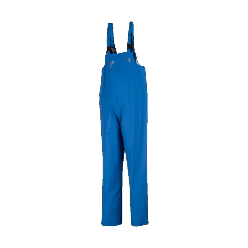 Sioen Blue Reusable Bib & Brace Overall Size M, Flexothane Polyamide, Lightweight Protection S6639/RB/M