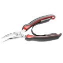 Facom 1-Piece Round Nose Plier Serrated 160mm Overall Length 40° Nose Angle High Carbon Steel Chrome Finish 195A.16CPE