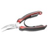 Facom 1-Piece Round Nose Plier Serrated 160mm Overall Length 40° Nose Angle High Carbon Steel Chrome Finish 195A.16CPE