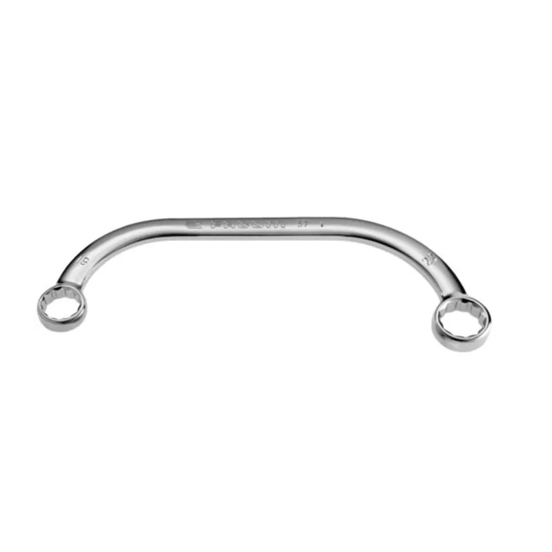 Facom Half Moon Offset Ring Spanner 19 x 22 mm Chrome Finish 235mm Overall Length 57.19X22