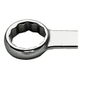 Facom Metric Offset Ring Spanner 22 x 24 mm, Chrome Finish, 12 Point Profile, 255mm Overall Length 59.22X24