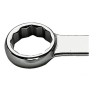 Facom Metric Offset Ring Spanner 22 x 24 mm, Chrome Finish, 12 Point Profile, 255mm Overall Length 59.22X24