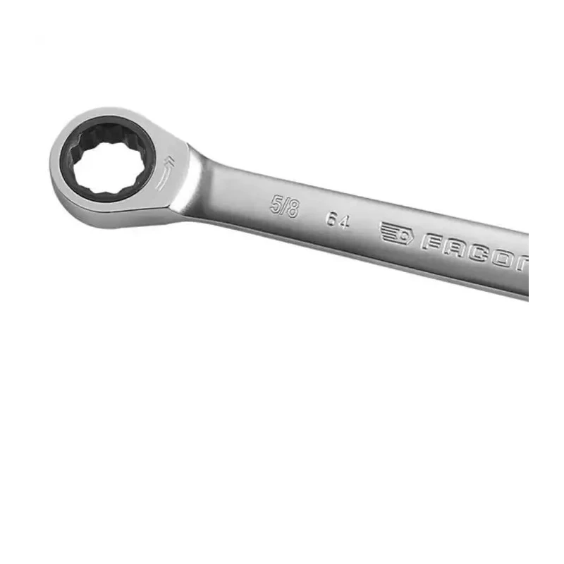 Facom Chrome Finish Double Ended Ring Spanner 22.35 x 23.88 mm 260mm Overall Length 64.7/8X15/16