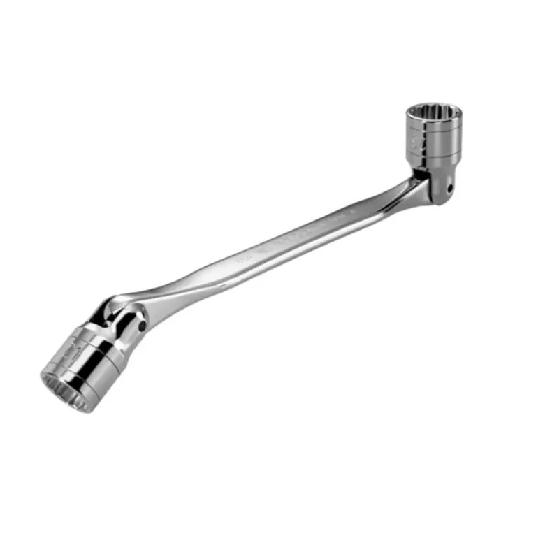 Facom Combination Spanner Metric 18 x 19 mm, 286 mm Overall Length Chrome Finish 12 Point 66A.18X19