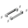 Schneider Electric Multi-Purpose 1600 mm x 100 mm Grey Plinth for Spacial SMX, SFHD, SF, SM NSYSPFX16100