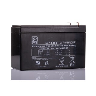RS PRO 12 V T1 Sealed Lead Acid Battery 7 Ah 93.2mm x 151mm 537-5488